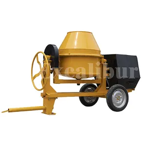 electric motor 380v three phase 2 wheels heavy weight 15 cubic meters horizontal concrete mixer