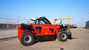 China Shandong Heracles TR730 Mini manipulador telescópico 7 Metros 3 toneladas de capacidad para ingeniería Construcción Mini cargador - Product Image 2