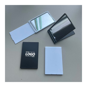 Compact Folding Pocket Mirror - Personalized Mini Card Mirror for Promotional Gifts