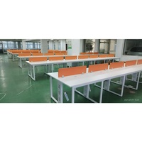 Postes de travail ergonomiques en gros, postes de travail de bureau en forme de L de haute qualité pour le personnel, bureaux informatiques modulaires