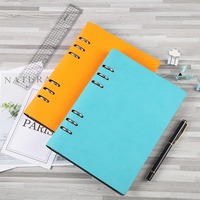 A4 planificateur classeur feuilles mobiles vente directe d'usine créatif papeterie cahier 6 couleurs détachable classeur fournitures de bureau journal