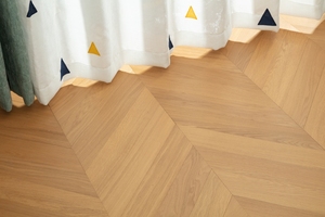 Parquet en chêne personnalisable en 50 couleurs, système TAP & GO, parquet en bois dur, <span class=keywords><strong>chevron</strong></span>, en forme d'arête <span class=keywords><strong>de</strong></span> poisson - Product Image 4