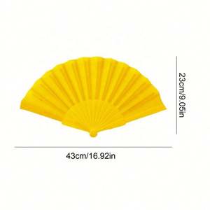 Abanicos Promocionales para Bodas, Regalos Personalizados con Impresión, Abanico de Mano de Plástico Plegable, Abanico Liso Publicitario, Abanico de Mano con Diseño de Amor - Product Image 5