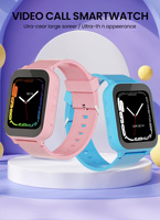 Neue 4G Kinder-Smartwatch mit SIM-Karte, Videoanruf, Präziser Positionierung, Quadratischem Magnetischem Silikon-Design und Wasserdichter Ausführung