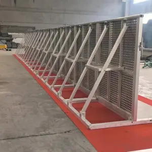 Outdoor Aluminum Crowd Control Barricade Foldable Stage Concert Traffic Barriers