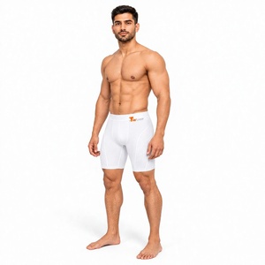 Pantalones Cortos de Compresión para Hombre, para Ciclismo, Tejido Flexible que Absorbe la Humedad, Capa Base Deportiva, Ajuste Atlético - Product Image 1