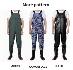 <span class=keywords><strong>Cuissardes</strong></span> de pêche et de chasse en PVC personnalisées, imperméables, anti-salissures, pour le travail, demi-corps, vente en gros OEM - Product Image 2