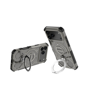 Étui de téléphone magnétique pour Iphone 17 16 15 ProMax 16pro Airbag 4 coins accessoires de protection rigide charge sans fil magnétique - Product Image 5