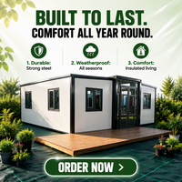 Casa Contenedor Expandible de 20 pies con Acabado Interior Personalizado, Inoxidable, Garantía de 10 Años, Cocina para Habitación de Huéspedes en Viñedo de Portugal