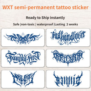 <span class=keywords><strong>Tatuajes</strong></span> semipermanentes <span class=keywords><strong>en</strong></span> el pecho de larga duración, impermeables, a prueba de sudor, seguros, realistas, pegatinas de arte corporal para <span class=keywords><strong>hombres</strong></span> y mujeres - Product Image 4