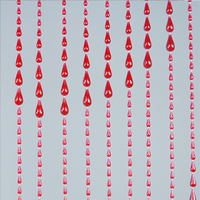 Rideaux de perles en plastique, rideaux de pluie, rideaux de perles pour porte, rideaux pour mariage, festival, toile de fond