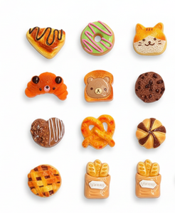 Artesanías de Resina Personalizadas al por Mayor, Dijes de Resina de Dibujos Animados, Miniaturas de Animales y Comida, Dijes Adhesivos para Manualidades de Resina, Decoración de Carcasas de Teléfono y Tazas - Product Image 6