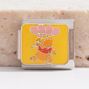 Italian Modular Bracelet Stainless Steel Cartoon Charms DIY Jewelry Gift Spring 2025 - Product Image 4