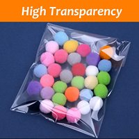 Logotipo impreso personalizado Embalaje de plástico transparente Bolsas de celofán para galletas autoadhesivas transparentes con adhesivo