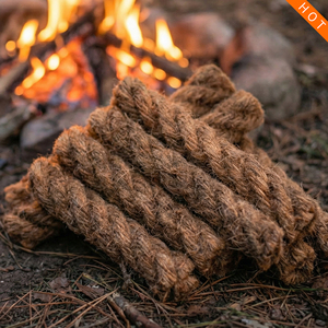 Cuerda Encendedora de Cera de Cáñamo Personalizada Baiyuheng, Encendedor de Fuego Resistente al Agua para Acampar al Aire Libre - Product Image 1