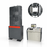 Máquina de Ensayo Universal Controlada por Servomotor y Microcomputadora para Pruebas de Tracción, Compresión, Flexión y Cizallamiento de Metales, Equipo de Laboratorio