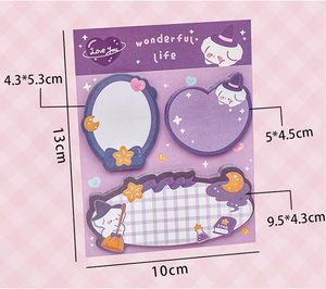 แผ่นบันทึกรูปกระต่ายออกแบบได้ตามต้องการเครื่องเขียนการ์ตูนน่ารักๆรวมโน๊ตสติกเกอร์เมโม60ชิ้น/แพ็ค - Product Image 2