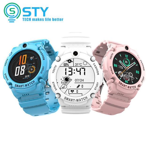 4G WiFi Location Student Kids Smart Watch Android System Clock APP Install Smartwatch 4G SIM Card Belt Watches