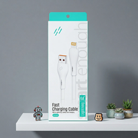 Cable TPE de carga rápida USB a L de 6A, blindaje trenzado, cargador de teléfono móvil, Cable de datos, función de seguridad, precio de fábrica para ordenador