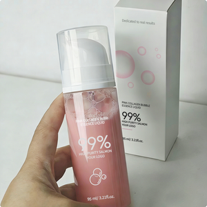 Suero de Burbujas de Colágeno Rosa PDRN de 95 g |   Suero Facial Hidratante Antiarrugas con 99% de Pureza de PDRN y Colágeno de Bajo Peso Molecular - Product Image 5