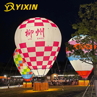 Modèle de montgolfière gonflable durable et attrayant pour la promotion de marque, les événements en plein air, les salons professionnels, le marketing, ballon gonflable