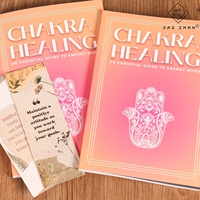 JAI IMAN 96 pages A5 Cahier de guérison des chakras et deux marque-pages Cahier d'exercices d'équilibre énergétique émotionnel