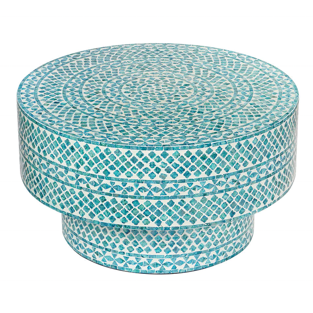 Hot Selling Home Furniture Mother of Pearl Coffee Table Mother of Pearl Inlay Table Mother of Pearl Stool by Artex Thien Thanh