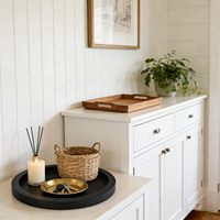 Plateau en bois circulaire, plateau décoratif, peut servir de porte-bougie pour table basse, style rétro, machine à clouer des palettes en bois