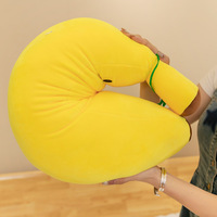Bantal Pisang Ekspresif Mainan Boneka Panjang Simulasi Buah Bantal Boneka Anak Hadiah Acara Perusahaan Grosir
