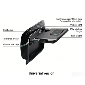 Mesa Pequeña Multifuncional para Auto, Bandeja Universal para Respaldo de Asiento, Compatible con Todos los Modelos de Vehículos, para Mercedes-Benz ZB-10 - Product Image 4