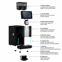 Machine à café expresso automatique commerciale Modèle S620-2P-G2-SF-W Plus avec écran intelligent de 10 pouces, double chaudière, en acier inoxydable, garantie 1 an