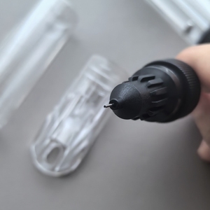 20ML Vazio 2-em-1 Recarregáveis Touch up Pen Garrafa <span class=keywords><strong>PET</strong></span> Car Repair Paint Ink Brush Cap para Reparação Auto Touch up Pen Kit - Product Image 3