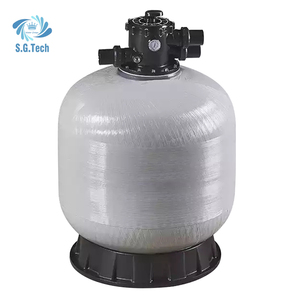 Automatic Backwash Sand Filter with Pump <b>Combo</b> Fiberglass for Swimming <b>Pool</b> Filtration System Easy to Use <b>POOL</b> FILTERS - Product Image 1