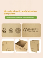 Carton d'emballage agricole ultra-résistant à 7 couches, personnalisé, fabriqué en usine à Hong Kong, pour légumes, CN