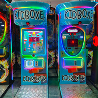 Machine de boxe pour enfants à monnayeur : jeu de frappe amusant qui attire les foules, augmente les revenus de l'arcade avec un faible encombrement au sol