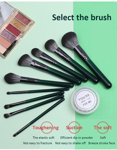 Set de Brochas de Maquillaje para Pestañas Naturales, Marca Privada, Brochas Cosméticas Individuales Profesionales para Herramientas de Maquillaje de Belleza - Product Image 6