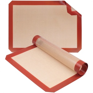 Oven-Safe High Quality Silicone Fiberglass Baking Mat -50~+220 Biodegradable Non-Stick 420x295mm 0.7mm Thick - Product Image 4