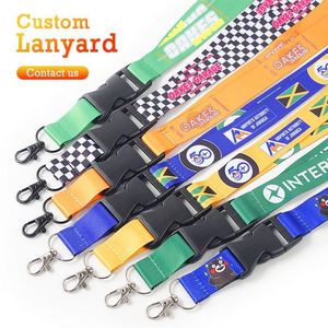 Lanières personnalisées en polyester imprimées par sublimation avec logo, toutes tailles, échantillon gratuit, pour clés et outils, vente en gros - Product Image 1