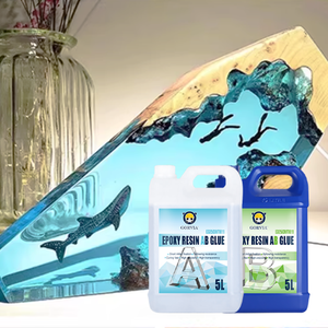 GORVIA DIYクラフト 5L+5L エポキシ接着剤 クリスタルクリア AB接着剤 エポキシ樹脂 手芸用 - Product Image 6