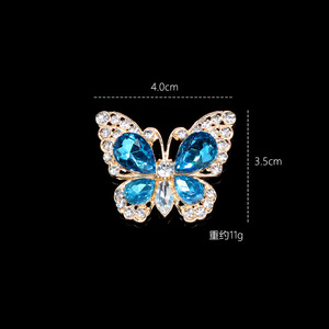 Cristal creux <span class=keywords><strong>perle</strong></span> <span class=keywords><strong>diamant</strong></span> papillon alliage strass pour bricolage vêtements chaussures accessoires voiture <span class=keywords><strong>sortie</strong></span> accessoires bâton perceuse - Product Image 4