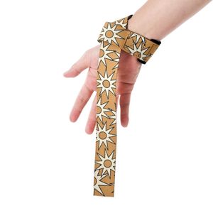 Sangles de poignet multicolores personnalisées pour l'haltérophilie, pour l'utilisation avec la barre de musculation en salle de sport, bandes d'assistance pour les poignets - Product Image 5