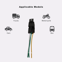 Dispositif de relais mini 4 broches HST 12V/24V GPS/GLONASS/4G LTE Beidou/LBS pour suivi, compatible Android/PC, montage sur tableau de bord, garantie 1 an