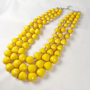 स्रोत कारखाने थोक अनुकूलन 3-परत अनियमित मोती हार की मिट्टी कई रंगों और शैलियों में महिलाओं के लिए सेट - Product Image 6