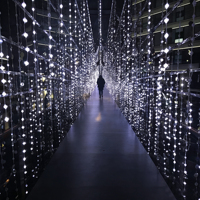 Luz LED 3D de Cristal con Efecto de Fuegos Artificiales, Programable, RGB Pixel Ball, DC12V/24V, Directo de Fábrica, para Centros Comerciales y Eventos