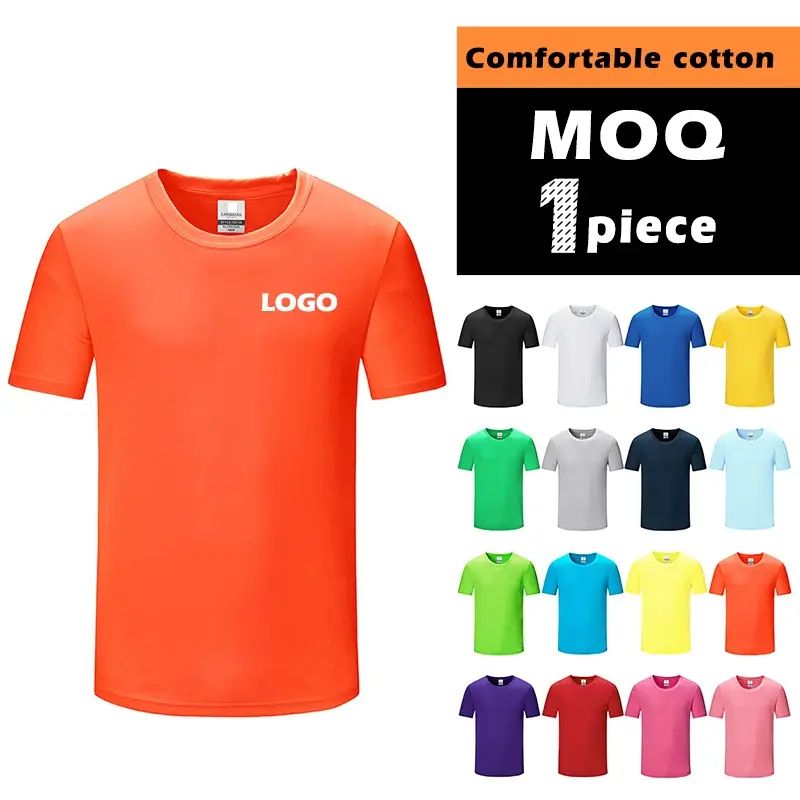 Мужская Футболка с принтом логотипа на заказ, простая футболка для мужчин, сухая футболка, 100% футболка из полиэстера, сублимационная футболка с логотипом