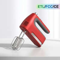 Batteur Électrique Professionnel Personnalisé avec Logo OEM, Marque Privée, 5 Vitesses, 300W Haute Puissance, Bol Mélangeur de Cuisine, Usine
