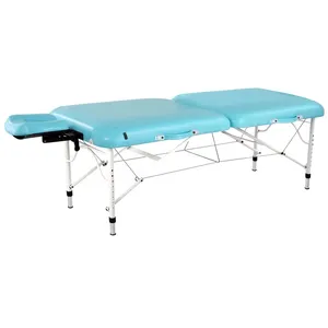 Мастер-массаж «Калипсо LX», алюминиевый косметический стол, Легкая металлическая кровать для массажа ног, складной массажный стол