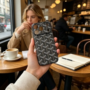 Étui pour téléphone 17 Pro en cuir <span class=keywords><strong>de</strong></span> haute qualité, motif animalier, sensation premium, antichoc, pour coque 16 Max - Product Image 3