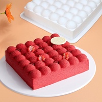Große 3D-Magische Kugel-Silikonform für Mousse-Desserts, Bubble Balls, Kerzen & Schokolade, Handgemachte Backwaren