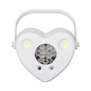 Luz láser para el hogar con atmósfera KTV controlada por voz, linterna giratoria transfronteriza en forma de corazón, luces de escenario para SALA DE Karaoke - Product Image 1